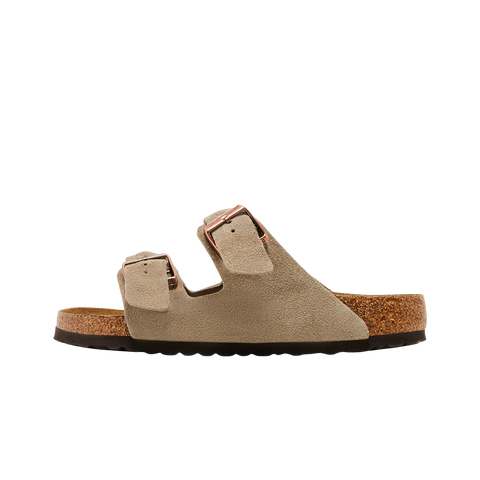 Birkenstock Arizona Soft Footbed Suede Taupe