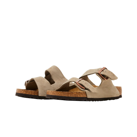 Birkenstock Arizona Soft Footbed Suede Taupe