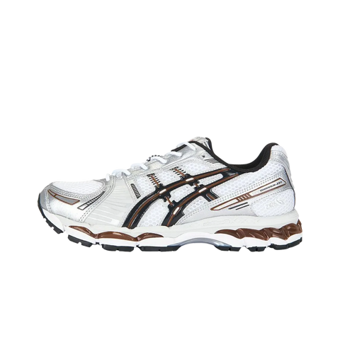 ASICS Gel-Kayano 12.1 White Graphite Grey Brown