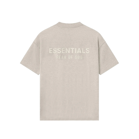 Fear of God Essentials Classic Short Sleeve Tee Heather Stone