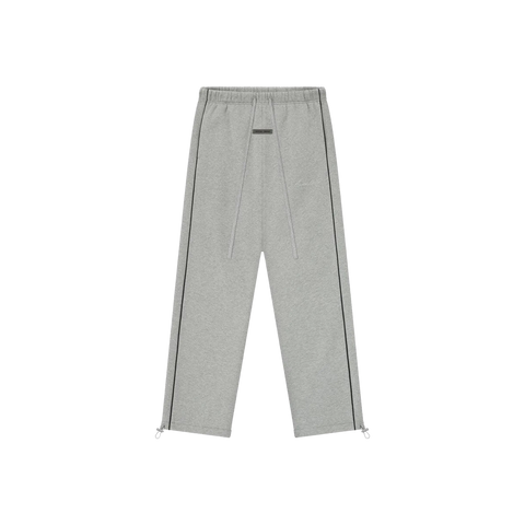 Fear of God Essentials Relaxed Fleece Piping Sweatpant Concrete Heather/Black