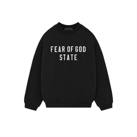 Fear of God Essentials Heavy Fleece Crewneck Black