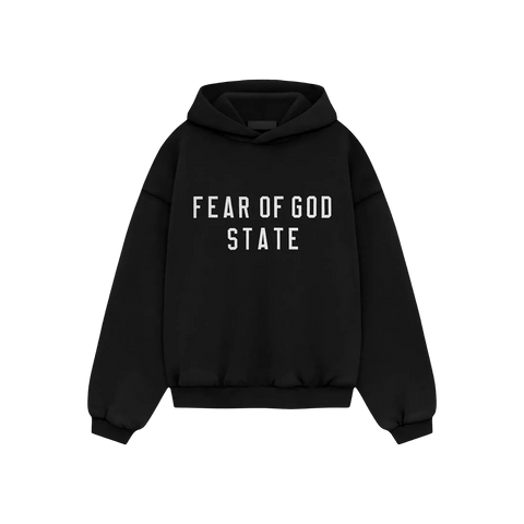 Fear of God Essentials Heavy Fleece Hoodie Black