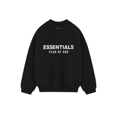 Fear of God Essentials Fleece Crewneck II FW24 'Black'