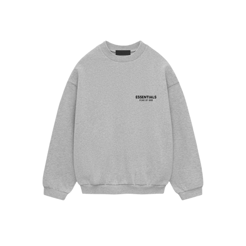 Fear of God Essentials Fleece Crewneck II Light Heather Grey