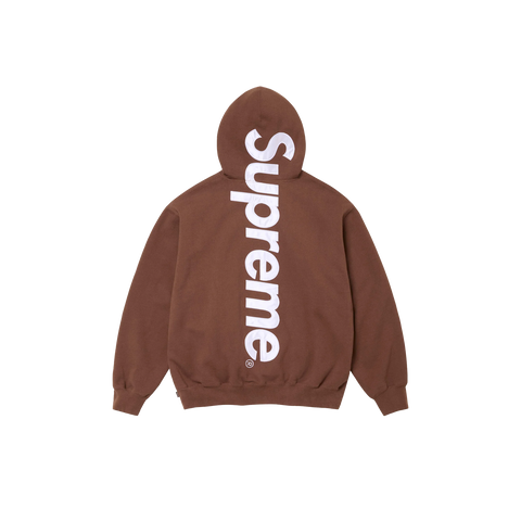 Supreme Appliqué Hooded Sweatshirt Brown