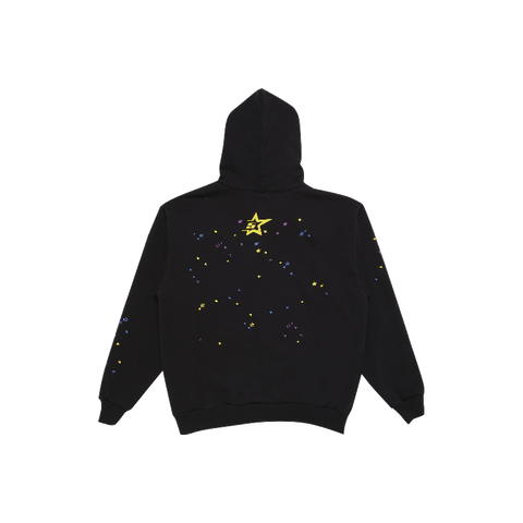 Sp5der New Punk Hoodie Black