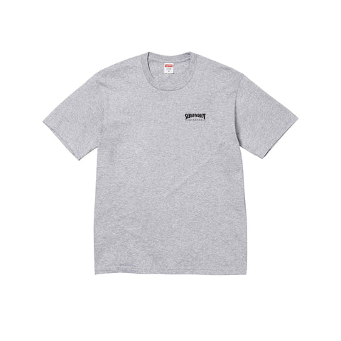 Supreme x Thrasher Cross Tee Heather Grey