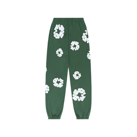 Denim Tears The Cotton Wreath Sweatpants Green/White