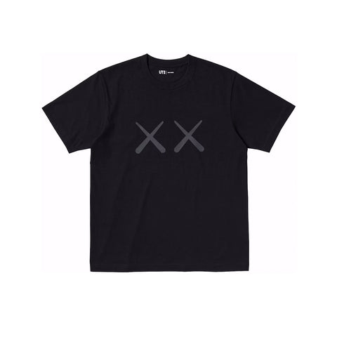 KAWS x Uniqlo x Warhol XX Head T-shirt Black