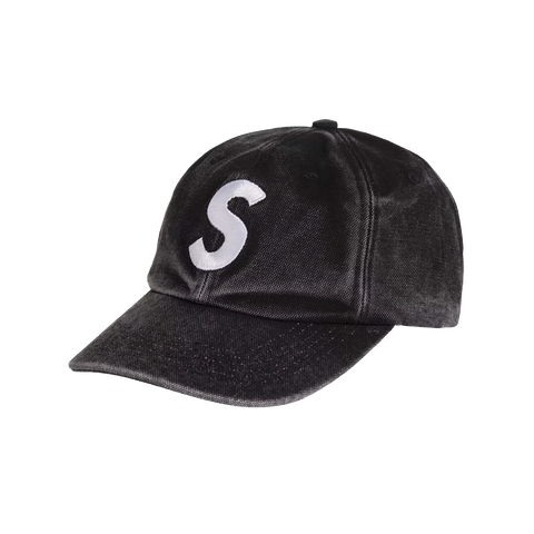 Supreme Pigment S-Logo 6 Panel Black