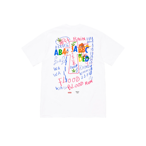 Supreme x Martine Rose Lee Scratch Perry Tee White