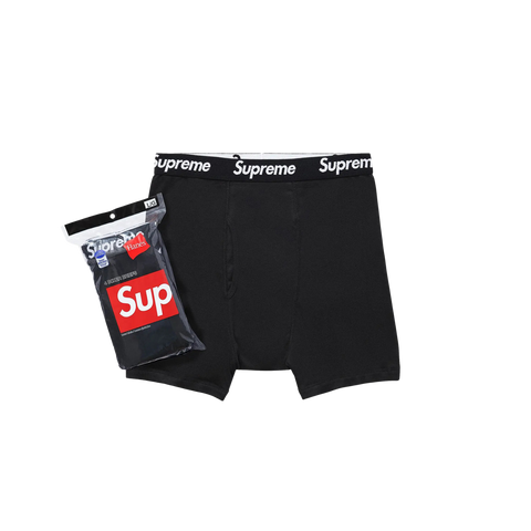 Supreme x Hanes Boxer Briefs (4 Pack) 'Black'