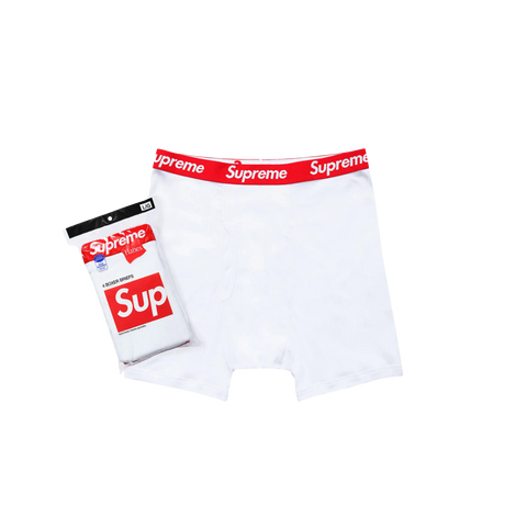 Supreme x Hanes Boxer Briefs (4 Pack) 'White'