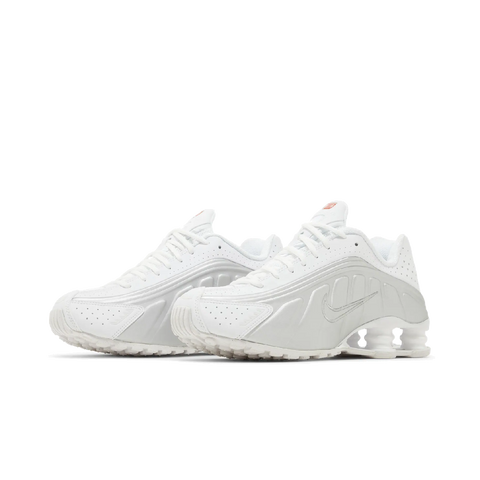Nike Shox R4 White Metallic Silver (Women's)