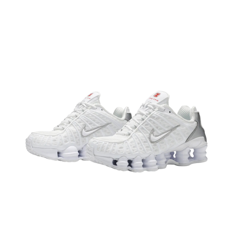 Nike Shox TL White Metallic Silver