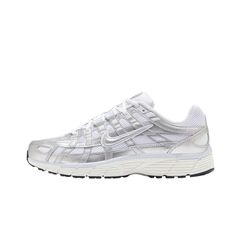 Nike P-6000 White Blue Tint Sail Metallic Silver (Women's)