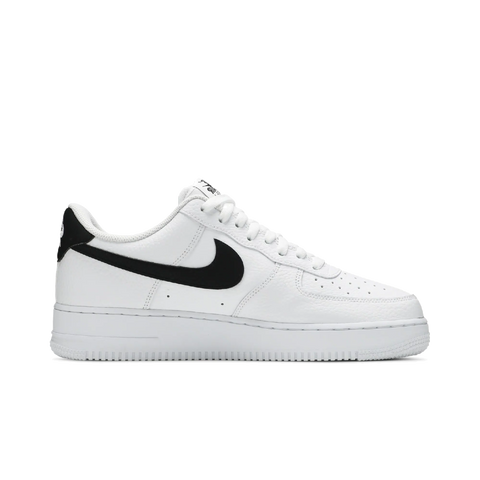 Nike Air Force 1 Low '07 White Black Pebbled Leather
