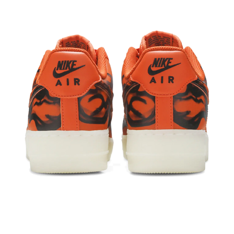 Nike Air Force 1 Low 07 QS Orange Skeleton Halloween