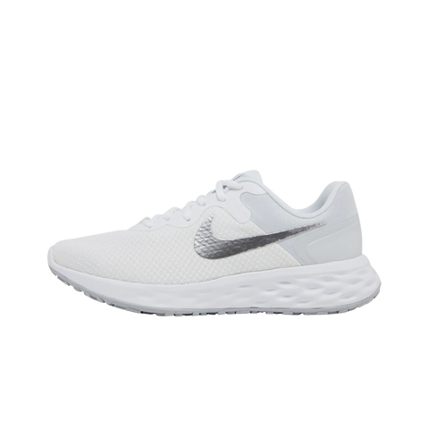 Nike Revolution 6 White Silver Metallic (Women's)