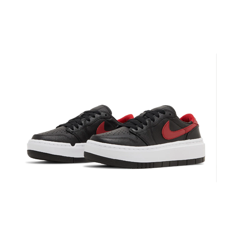 Jordan 1 Elevate Low Black Gym Red White (Women's)