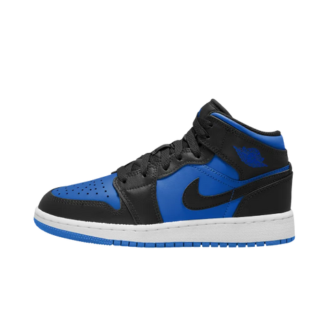 Jordan 1 Mid Black Royal Blue (GS)