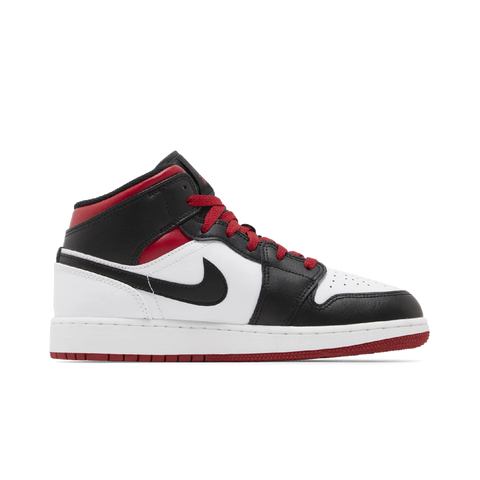 Jordan 1 Mid Gym Red Black Toe (GS)