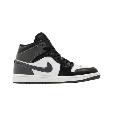 Jordan 1 Mid Black White Iron Grey