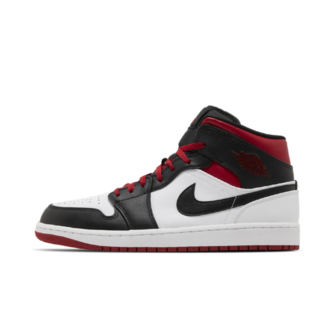 Jordan 1 Mid Gym Red Black Toe