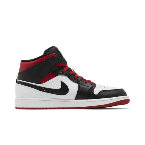 Jordan 1 Mid Gym Red Black Toe