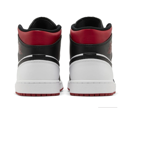 Jordan 1 Mid Gym Red Black Toe