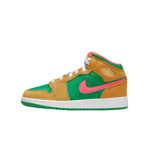 Jordan 1 Mid SE Chutney Lucky Green (GS)