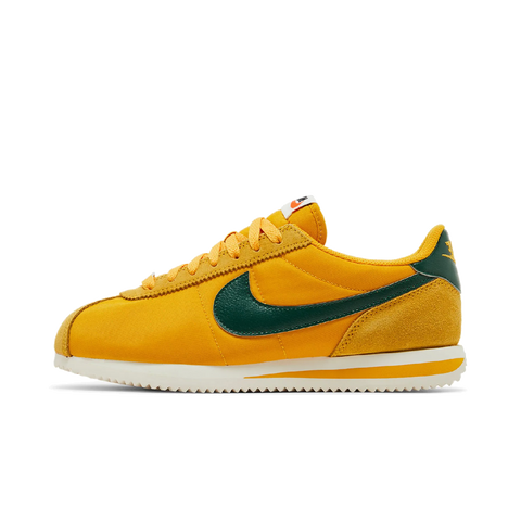 Nike Cortez Textile Yellow Ochre Gorge Green (Women's)