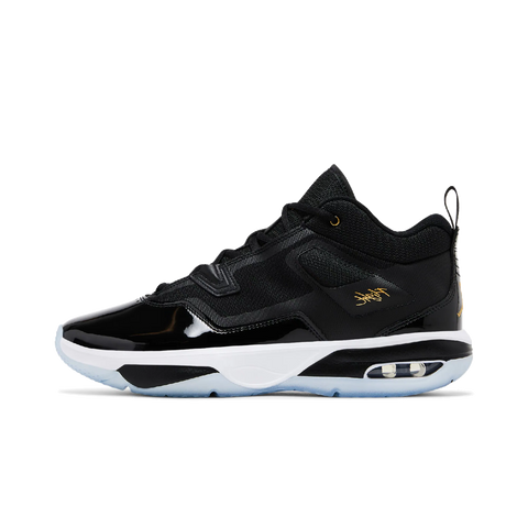 Jordan Stay Loyal 3 Black White Football Grey Metallic Gold