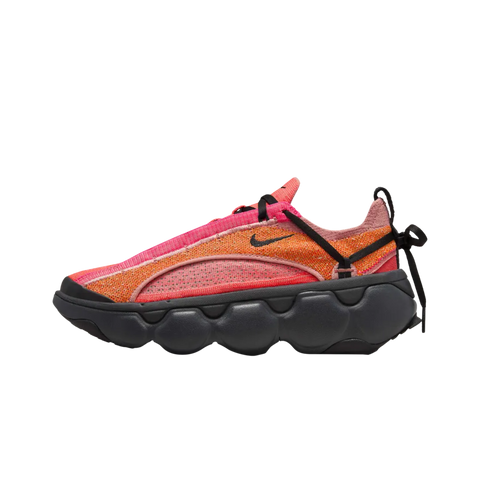 Nike Flyknit Bloom Hot Punch Red Stardust Dark Smoke Grey Black (Women's)