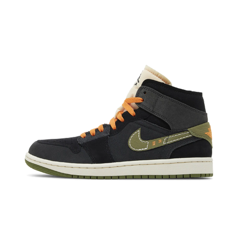 Jordan 1 Mid SE Craft Anthracite Light Olive