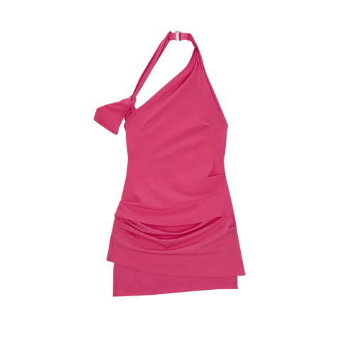Jacquemus x Nike La Robe Drapée Dress Dark Pink