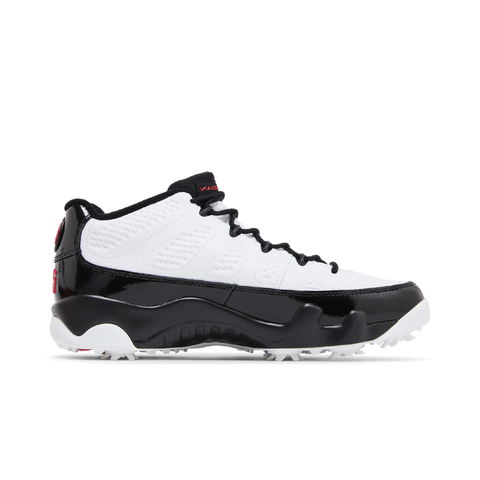 Jordan 9 Retro Low Golf White Black True Red