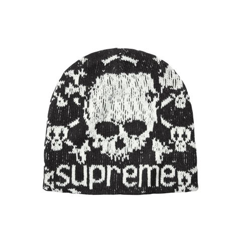 Supreme x Vanson Leathers Skull Beanie 'Black'