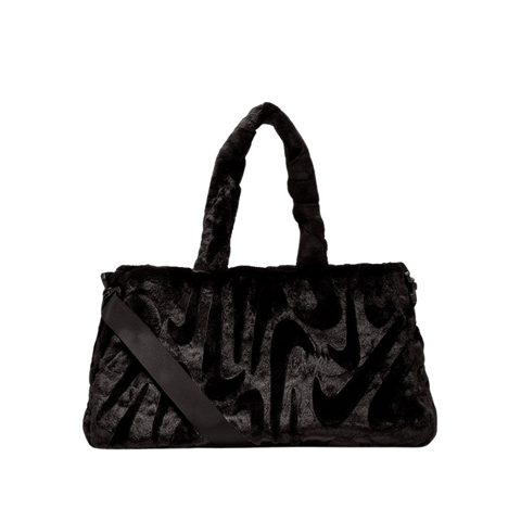 Nike Sportswear Faux Fur Tote Black