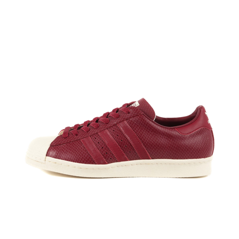 adidas Superstar 80s atmos Burgundy Snake