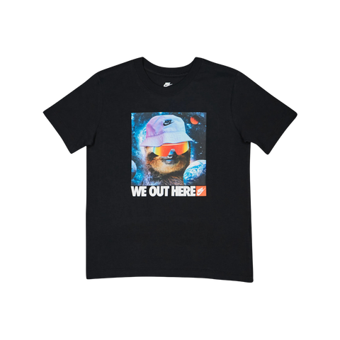 Nike Sportswear We Out Here Graphic Kids Tee Black