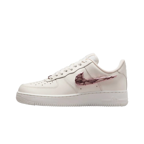 Nike Air Force 1 Low Liquid Metal Swoosh Metallic Rose Gold (Women's)