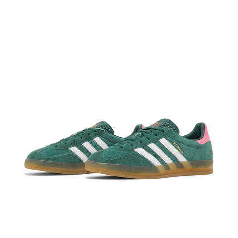 adidas Gazelle Indoor Collegiate Green Lucid Pink (Women's)