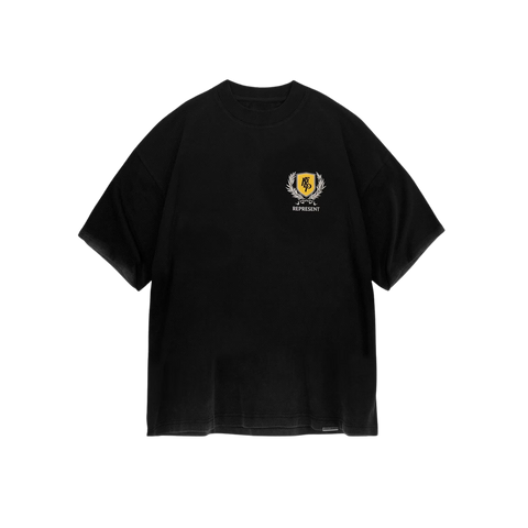 Represent Crest T-Shirt - Vintage Black