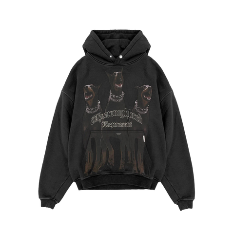 Represent Thoroughbred Hoodie - Vintage Black