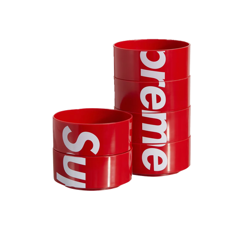 Supreme Heller Bowls (Set of 6) Red