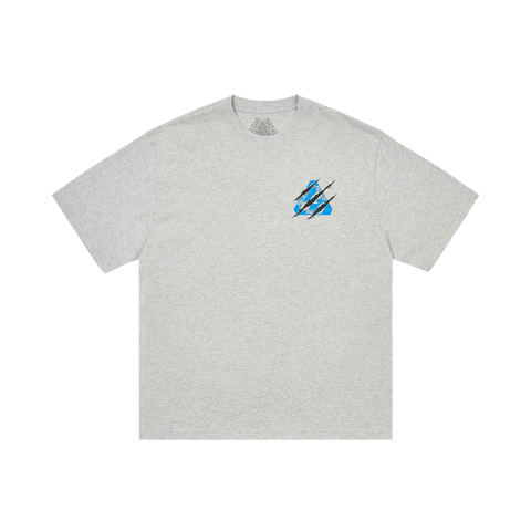 Palace Ripped Tri T-shirt Grey Marl