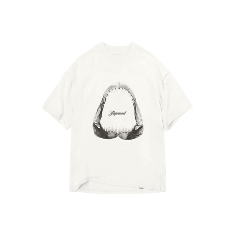 Represent Shark Jaws T-Shirt - Flat White