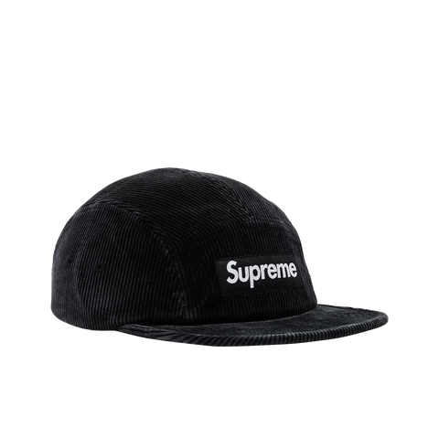 Supreme Corduroy Camp Cap (SS25) Black